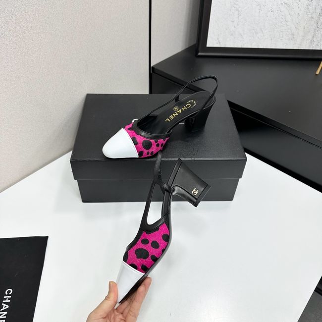 Chanel Slingbacks Lambskin & Mixed Fibers 65MM G31318-4 Chanel Slingbacks Lambskin & Mixed Fibers 65MM G31318-4