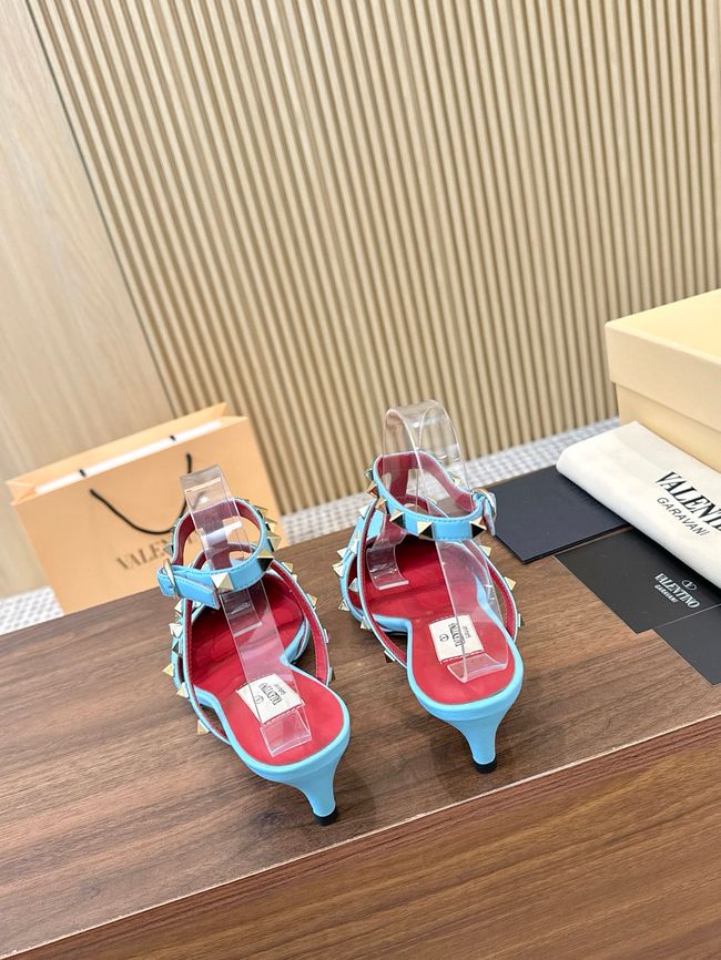 Valentino ROCKSTUD lambskin high heels 4cm 65052-6 Valentino ROCKSTUD lambskin high heels 4cm 65052-6