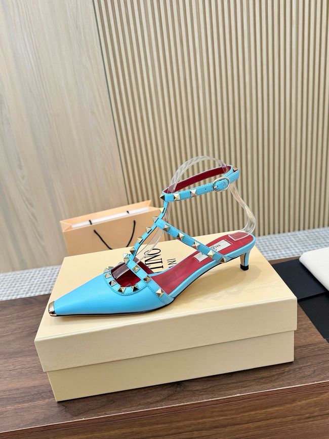 Valentino ROCKSTUD lambskin high heels 4cm 65052-6 Valentino ROCKSTUD lambskin high heels 4cm 65052-6