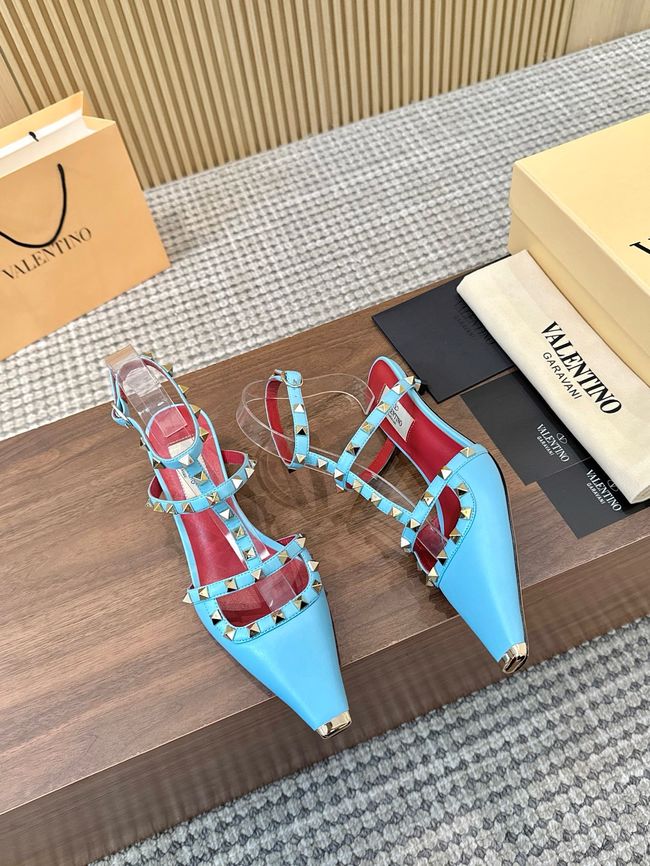 Valentino ROCKSTUD lambskin high heels 4cm 65052-6 Valentino ROCKSTUD lambskin high heels 4cm 65052-6