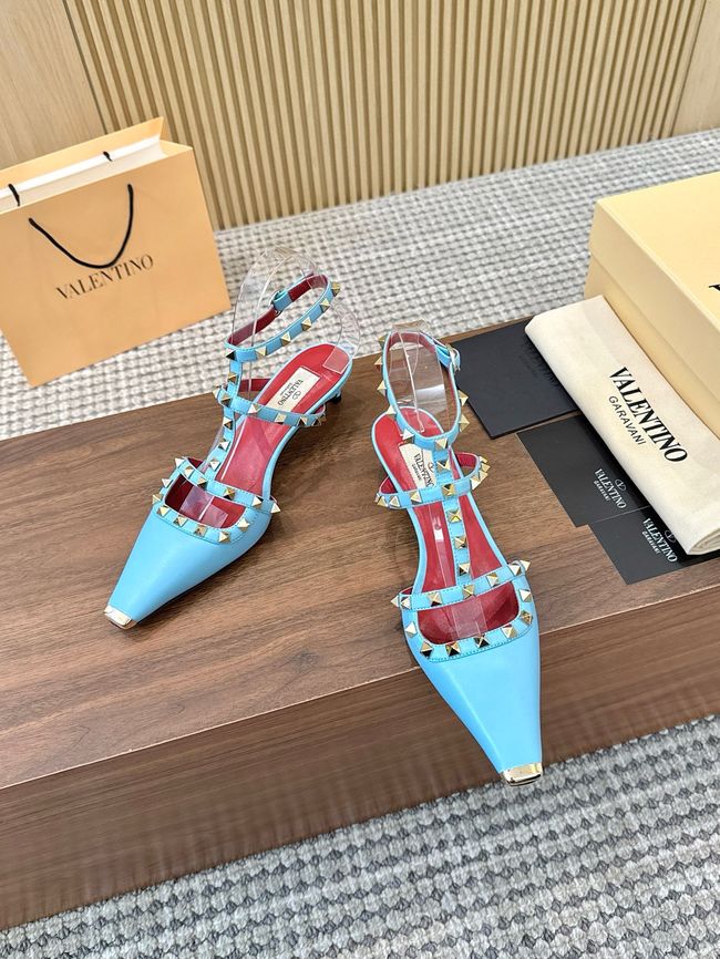 Valentino ROCKSTUD lambskin high heels 4cm 65052-6 Valentino ROCKSTUD lambskin high heels 4cm 65052-6