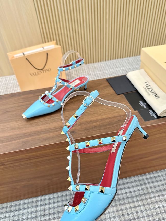 Valentino ROCKSTUD lambskin high heels 4cm 65052-6 Valentino ROCKSTUD lambskin high heels 4cm 65052-6