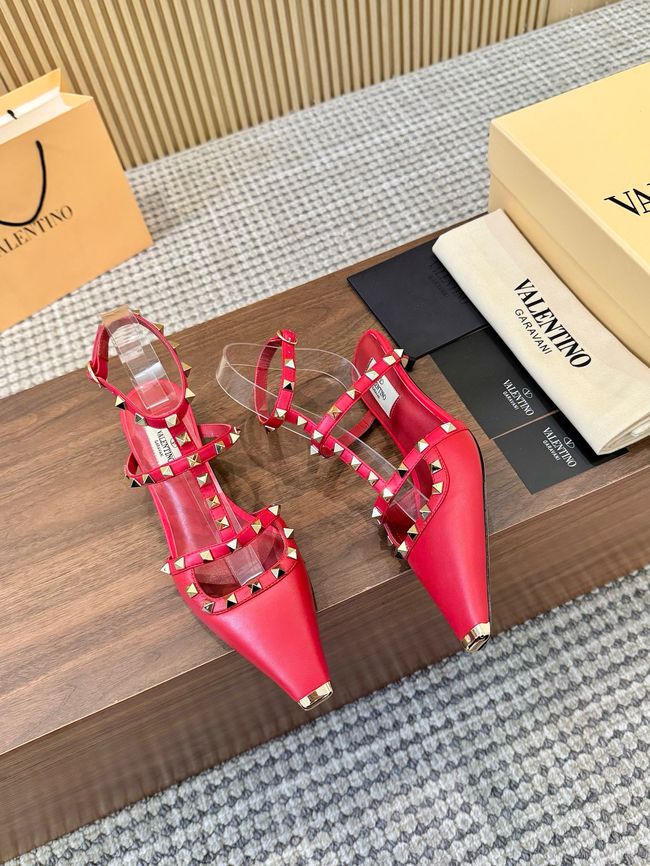 Valentino ROCKSTUD lambskin high heels 4cm 65052-1 Valentino ROCKSTUD lambskin high heels 4cm 65052-1
