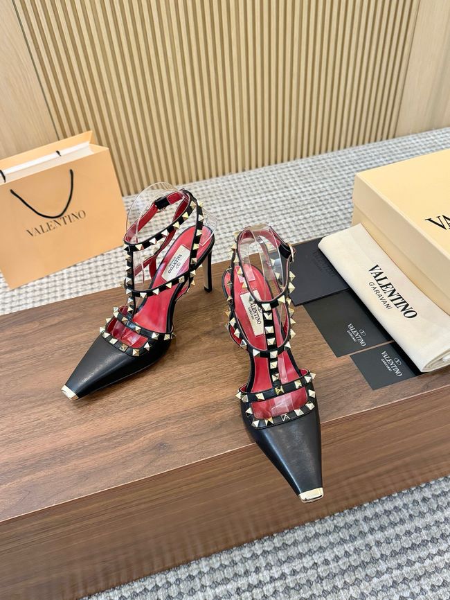 Valentino ROCKSTUD lambskin high heels 10cm 65053-1 Valentino ROCKSTUD lambskin high heels 10cm 65053-1