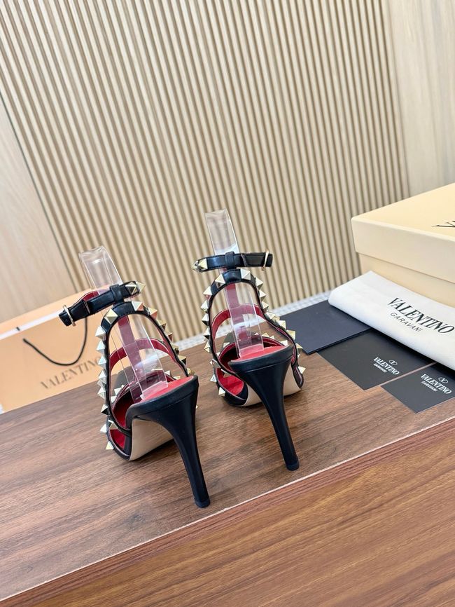 Valentino ROCKSTUD lambskin high heels 10cm 65053-1 Valentino ROCKSTUD lambskin high heels 10cm 65053-1