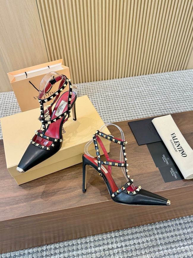 Valentino ROCKSTUD lambskin high heels 10cm 65053-1 Valentino ROCKSTUD lambskin high heels 10cm 65053-1