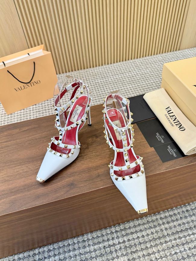 Valentino ROCKSTUD lambskin high heels 10cm 65053-10 Valentino ROCKSTUD lambskin high heels 10cm 65053-10