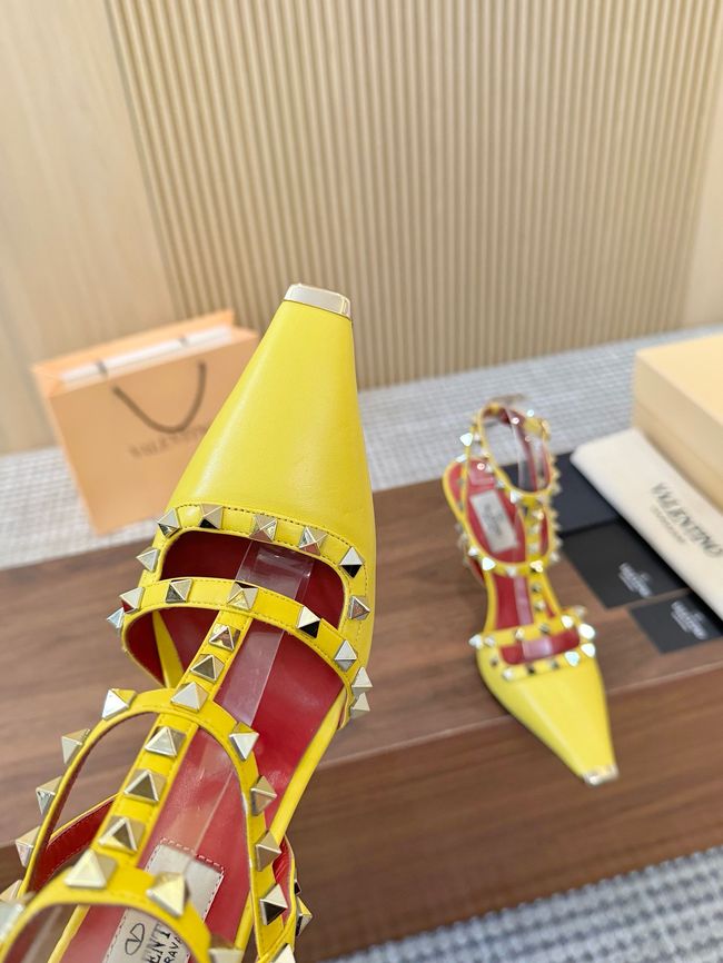 Valentino ROCKSTUD lambskin high heels 10cm 65053-4 Valentino ROCKSTUD lambskin high heels 10cm 65053-4