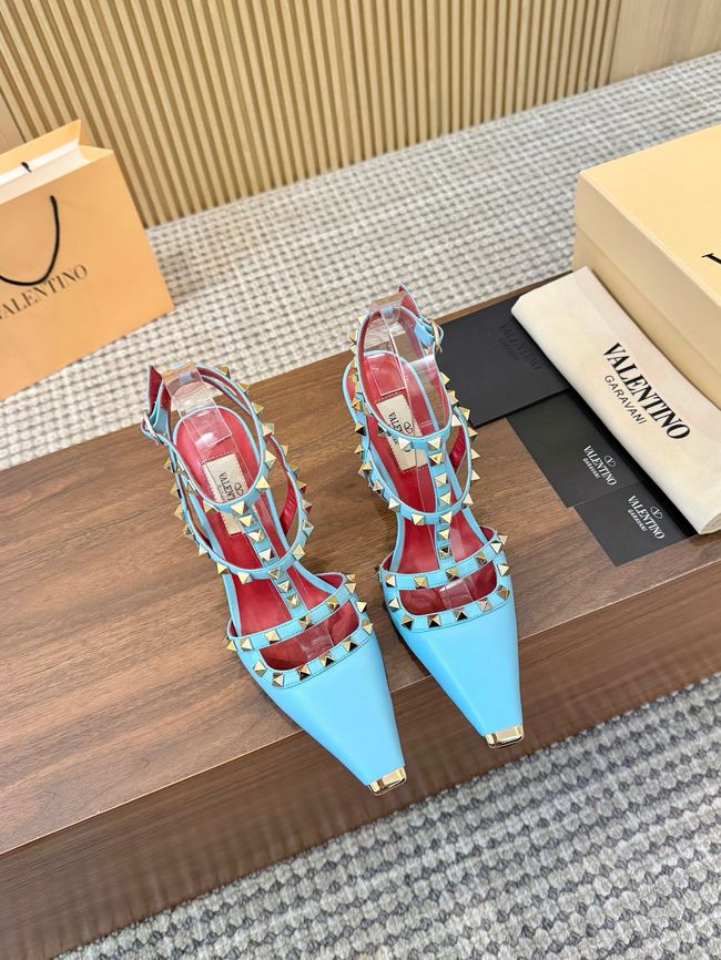 Valentino ROCKSTUD lambskin high heels 10cm 65053-6 Valentino ROCKSTUD lambskin high heels 10cm 65053-6