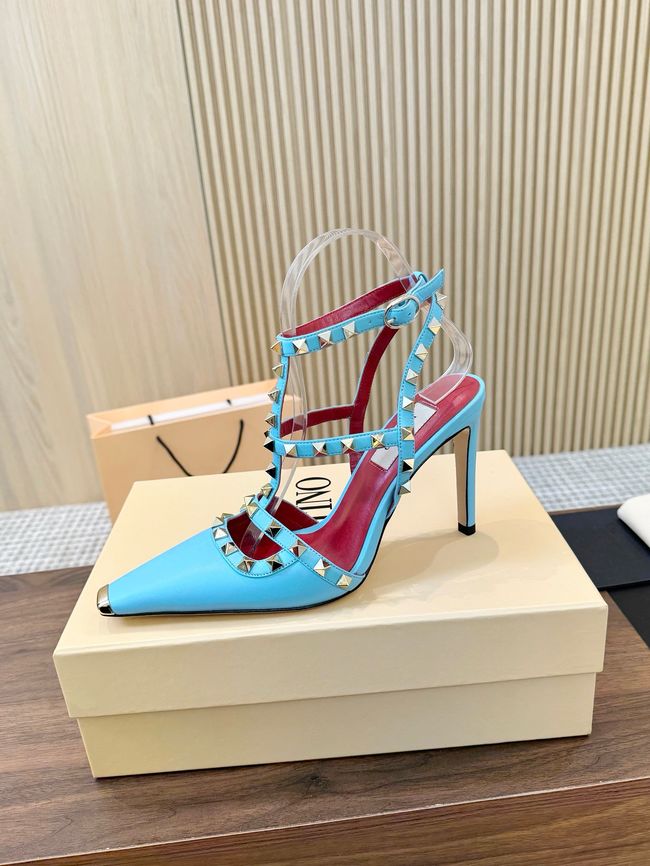 Valentino ROCKSTUD lambskin high heels 10cm 65053-6 Valentino ROCKSTUD lambskin high heels 10cm 65053-6