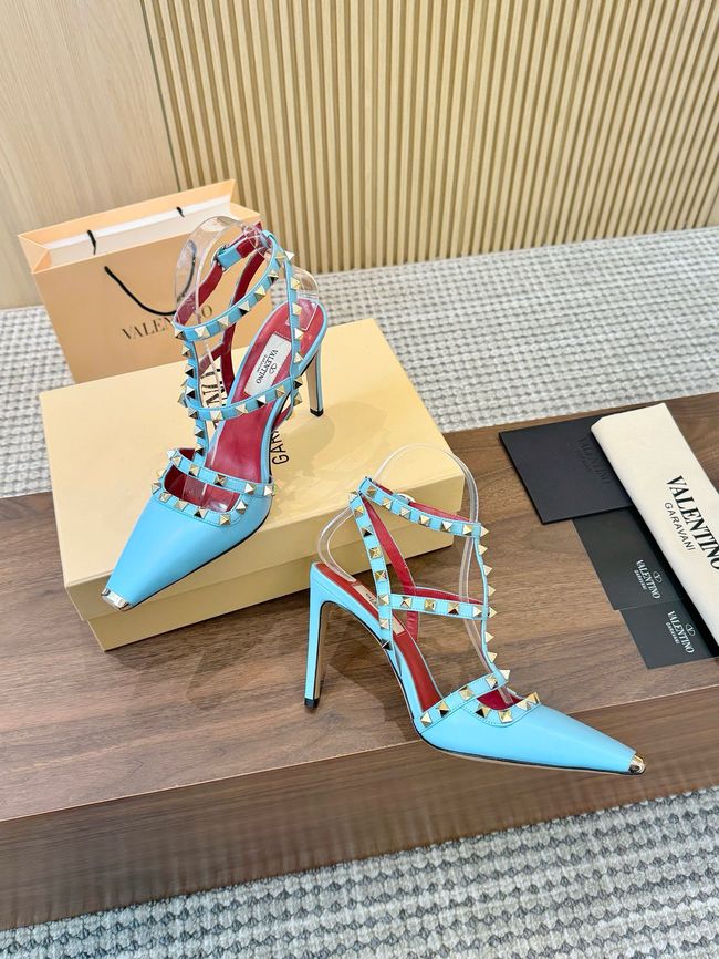 Valentino ROCKSTUD lambskin high heels 10cm 65053-6 Valentino ROCKSTUD lambskin high heels 10cm 65053-6