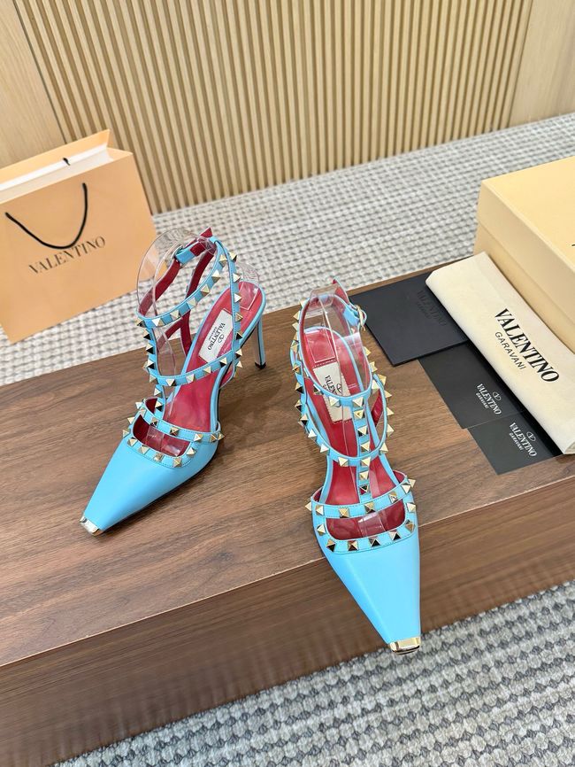 Valentino ROCKSTUD lambskin high heels 10cm 65053-6 Valentino ROCKSTUD lambskin high heels 10cm 65053-6