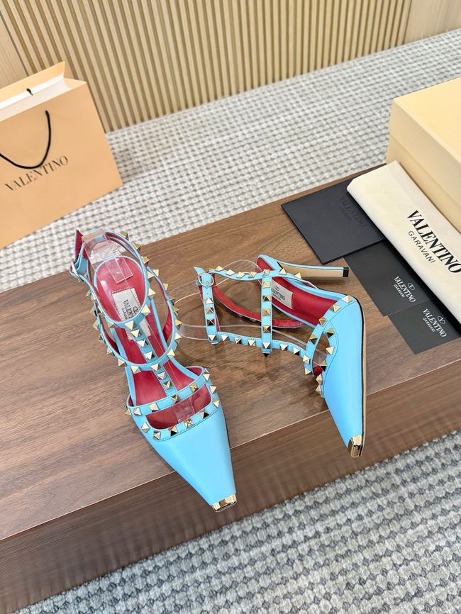 Valentino ROCKSTUD lambskin high heels 10cm 65053-6 Valentino ROCKSTUD lambskin high heels 10cm 65053-6