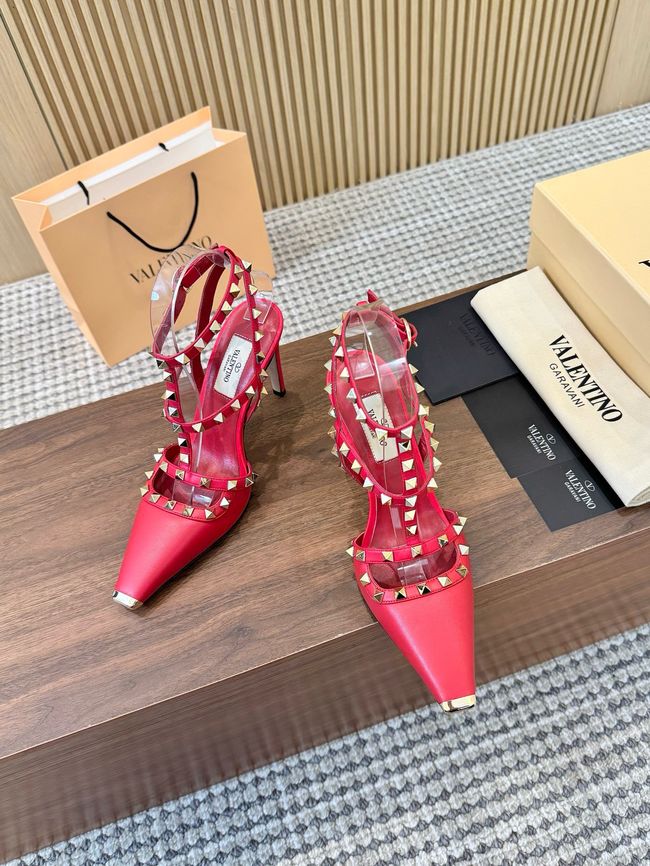 Valentino ROCKSTUD lambskin high heels 10cm 65053-7 Valentino ROCKSTUD lambskin high heels 10cm 65053-7