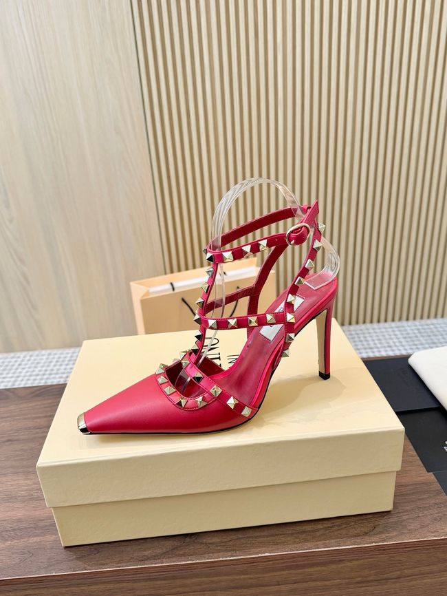 Valentino ROCKSTUD lambskin high heels 10cm 65053-7 Valentino ROCKSTUD lambskin high heels 10cm 65053-7