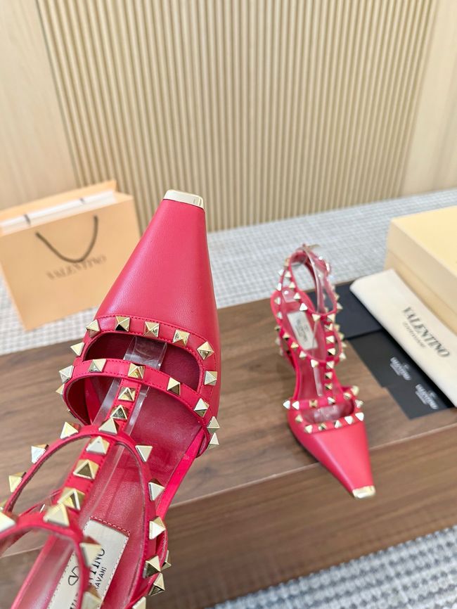 Valentino ROCKSTUD lambskin high heels 10cm 65053-7 Valentino ROCKSTUD lambskin high heels 10cm 65053-7