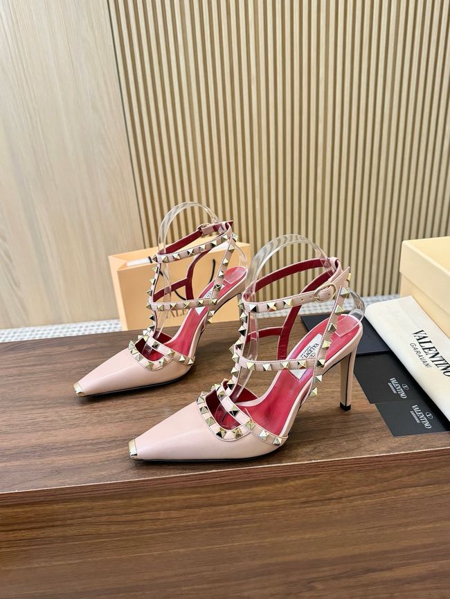 Valentino ROCKSTUD lambskin high heels 10cm 65053-8 Valentino ROCKSTUD lambskin high heels 10cm 65053-8