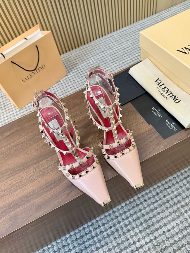 Valentino ROCKSTUD lambskin high heels 10cm 65053-8 Valentino ROCKSTUD lambskin high heels 10cm 65053-8