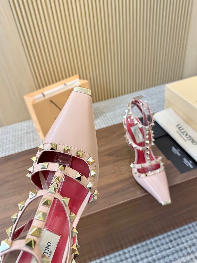 Valentino ROCKSTUD lambskin high heels 10cm 65053-8 Valentino ROCKSTUD lambskin high heels 10cm 65053-8