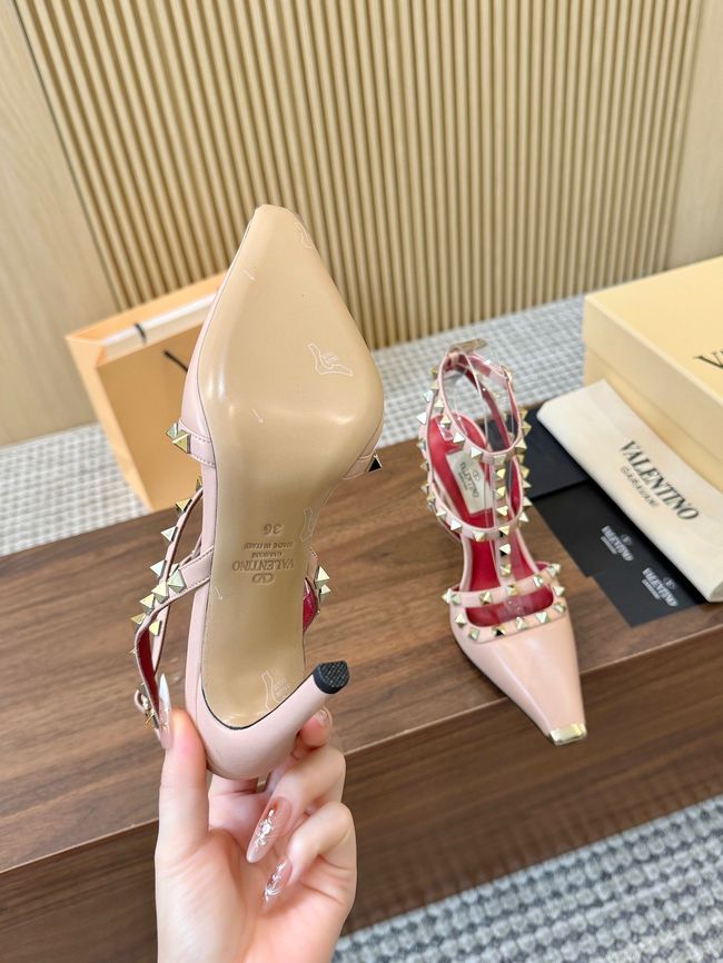 Valentino ROCKSTUD lambskin high heels 10cm 65053-8 Valentino ROCKSTUD lambskin high heels 10cm 65053-8