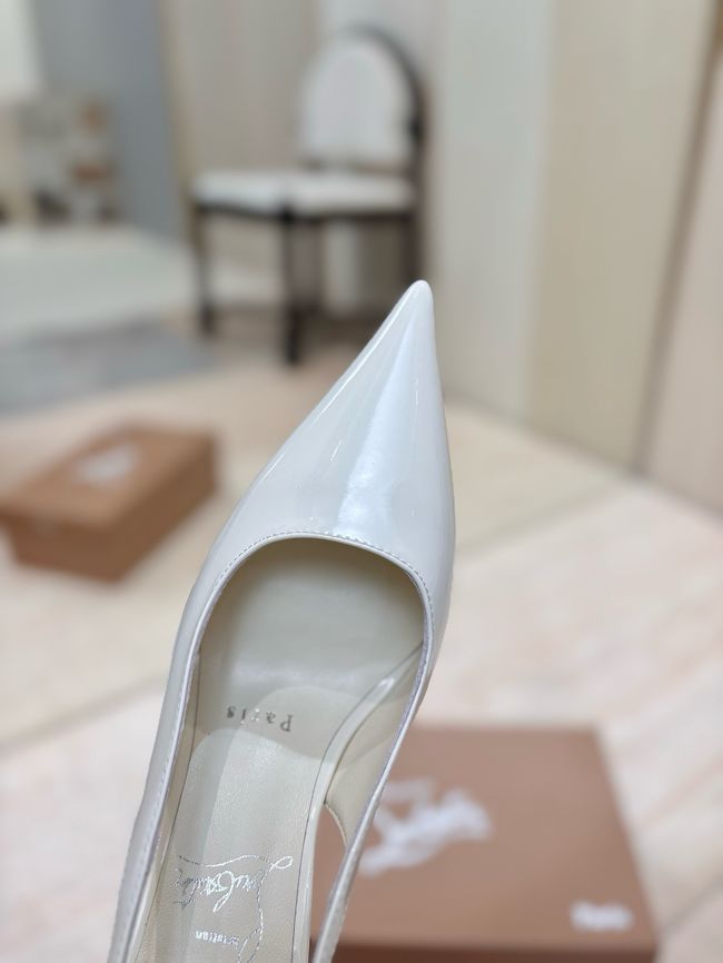 Christian Louboutin Slingbacks Lambskin 8.5CM 65078-6 Christian Louboutin Slingbacks Lambskin 8.5CM 65078-6