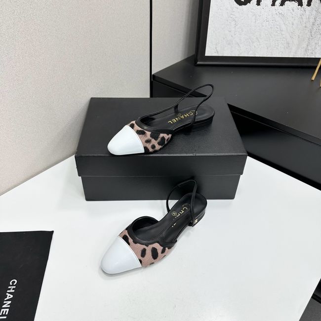 Chanel Slingbacks Lambskin & Mixed Fibers 65080-2 Chanel Slingbacks Lambskin & Mixed Fibers 65080-2