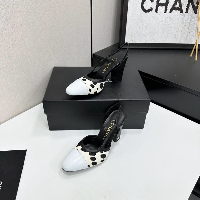 Chanel Slingbacks Lambskin & Mixed Fibers 90mm G47281-2 Chanel Slingbacks Lambskin & Mixed Fibers 90mm G47281-2