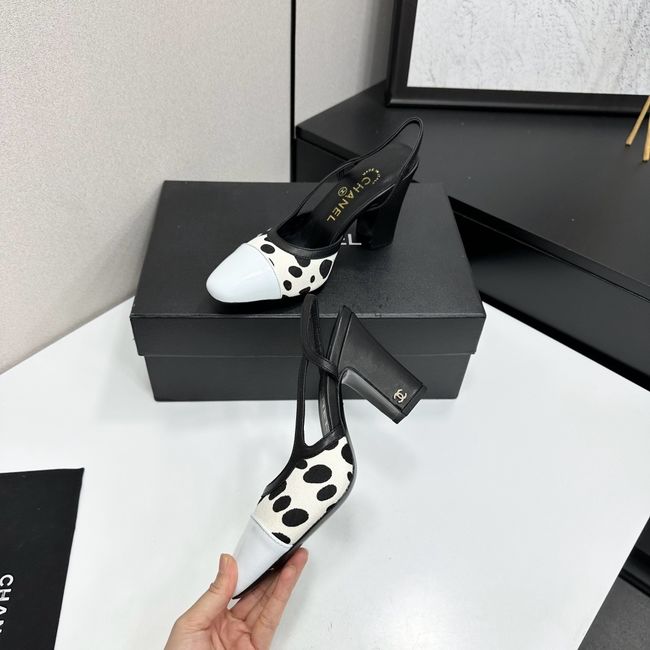Chanel Slingbacks Lambskin & Mixed Fibers 90mm G47281-2 Chanel Slingbacks Lambskin & Mixed Fibers 90mm G47281-2