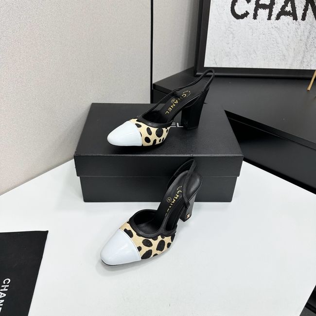 Chanel Slingbacks Lambskin & Mixed Fibers 90mm G47281-4 Chanel Slingbacks Lambskin & Mixed Fibers 90mm G47281-4