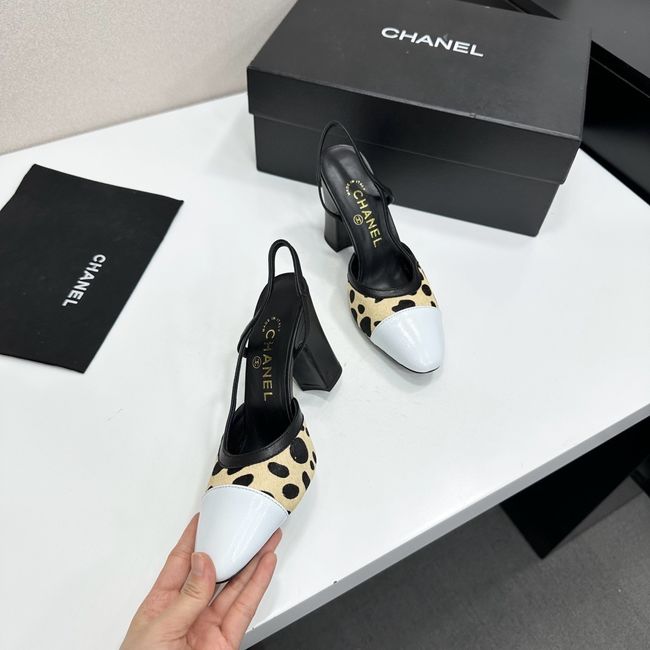 Chanel Slingbacks Lambskin & Mixed Fibers 90mm G47281-4 Chanel Slingbacks Lambskin & Mixed Fibers 90mm G47281-4
