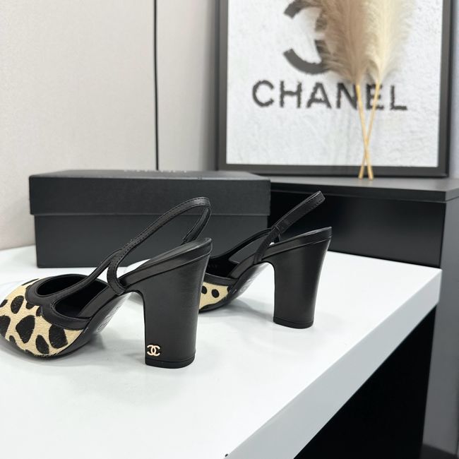 Chanel Slingbacks Lambskin & Mixed Fibers 90mm G47281-4 Chanel Slingbacks Lambskin & Mixed Fibers 90mm G47281-4