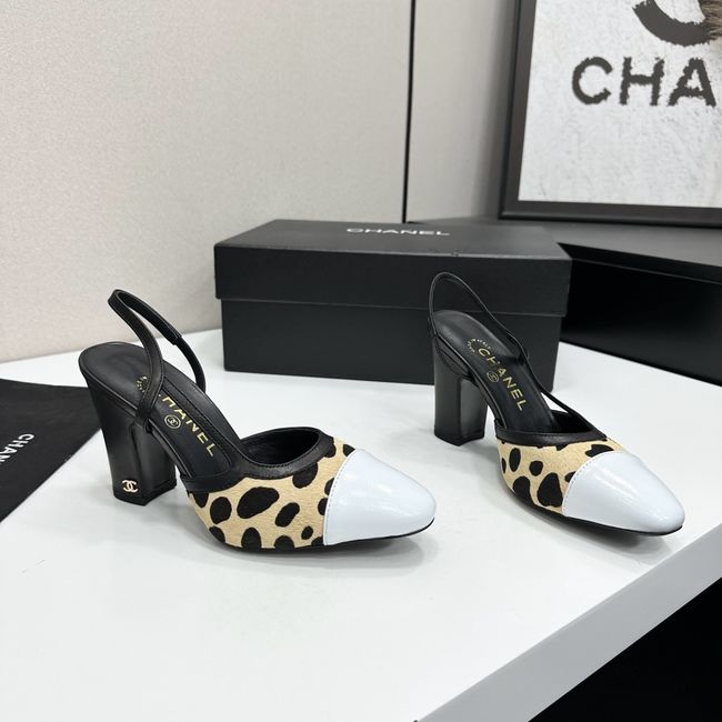 Chanel Slingbacks Lambskin & Mixed Fibers 90mm G47281-4 Chanel Slingbacks Lambskin & Mixed Fibers 90mm G47281-4