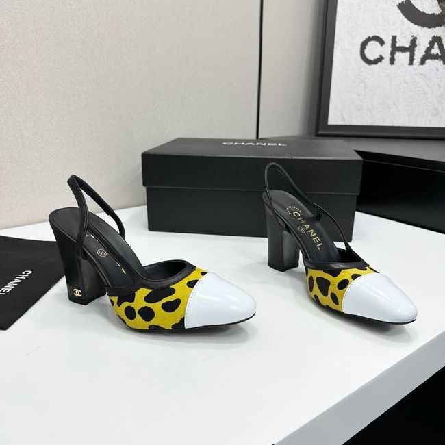 Chanel Slingbacks Lambskin & Mixed Fibers 90mm G47281-5 Chanel Slingbacks Lambskin & Mixed Fibers 90mm G47281-5
