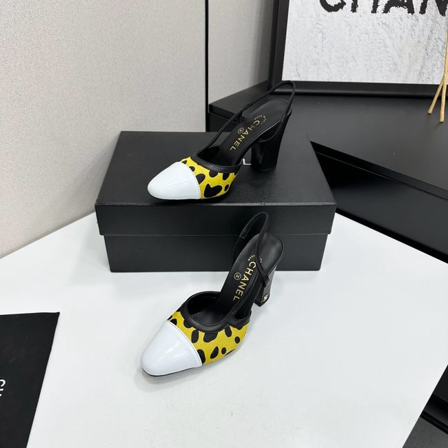 Chanel Slingbacks Lambskin & Mixed Fibers 90mm G47281-5 Chanel Slingbacks Lambskin & Mixed Fibers 90mm G47281-5
