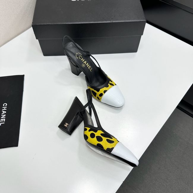 Chanel Slingbacks Lambskin & Mixed Fibers 90mm G47281-5 Chanel Slingbacks Lambskin & Mixed Fibers 90mm G47281-5