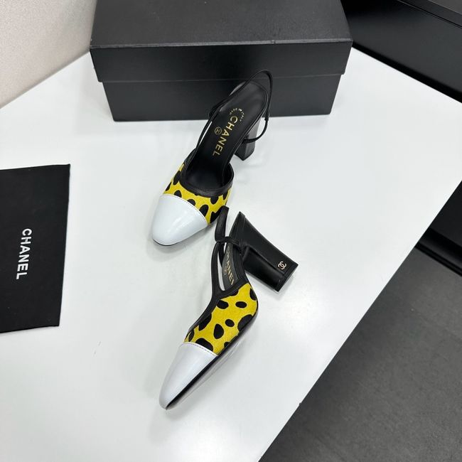 Chanel Slingbacks Lambskin & Mixed Fibers 90mm G47281-5 Chanel Slingbacks Lambskin & Mixed Fibers 90mm G47281-5