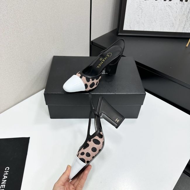 Chanel Slingbacks Lambskin & Mixed Fibers 90mm G47281-6 Chanel Slingbacks Lambskin & Mixed Fibers 90mm G47281-6