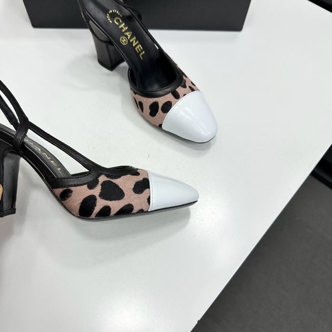 Chanel Slingbacks Lambskin & Mixed Fibers 90mm G47281-6 Chanel Slingbacks Lambskin & Mixed Fibers 90mm G47281-6