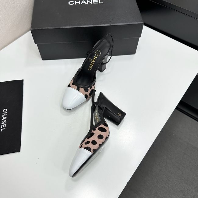 Chanel Slingbacks Lambskin & Mixed Fibers 90mm G47281-6 Chanel Slingbacks Lambskin & Mixed Fibers 90mm G47281-6
