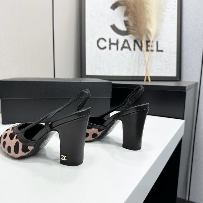 Chanel Slingbacks Lambskin & Mixed Fibers 90mm G47281-6 Chanel Slingbacks Lambskin & Mixed Fibers 90mm G47281-6