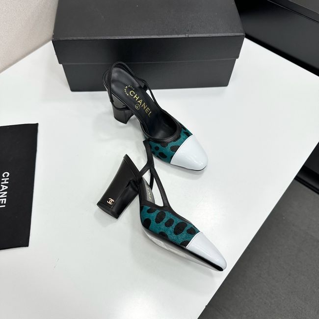 Chanel Slingbacks Lambskin & Mixed Fibers 90mm G47281-7 Chanel Slingbacks Lambskin & Mixed Fibers 90mm G47281-7