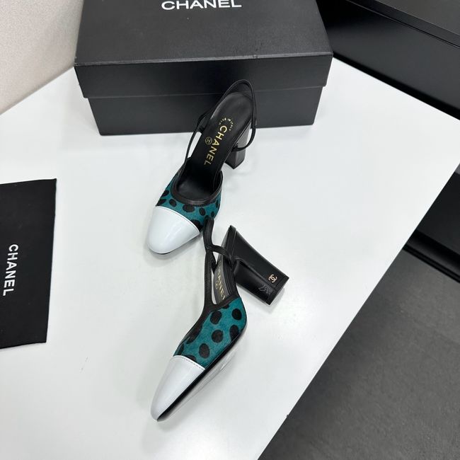 Chanel Slingbacks Lambskin & Mixed Fibers 90mm G47281-7 Chanel Slingbacks Lambskin & Mixed Fibers 90mm G47281-7
