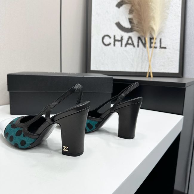Chanel Slingbacks Lambskin & Mixed Fibers 90mm G47281-7 Chanel Slingbacks Lambskin & Mixed Fibers 90mm G47281-7
