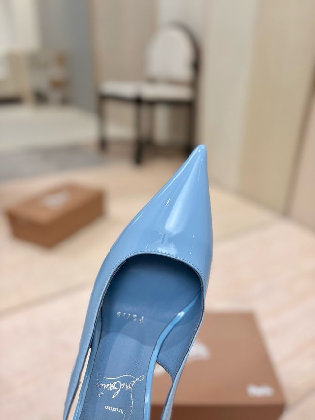 Christian Louboutin Slingbacks Lambskin 8.5CM 65078-10 Christian Louboutin Slingbacks Lambskin 8.5CM 65078-10