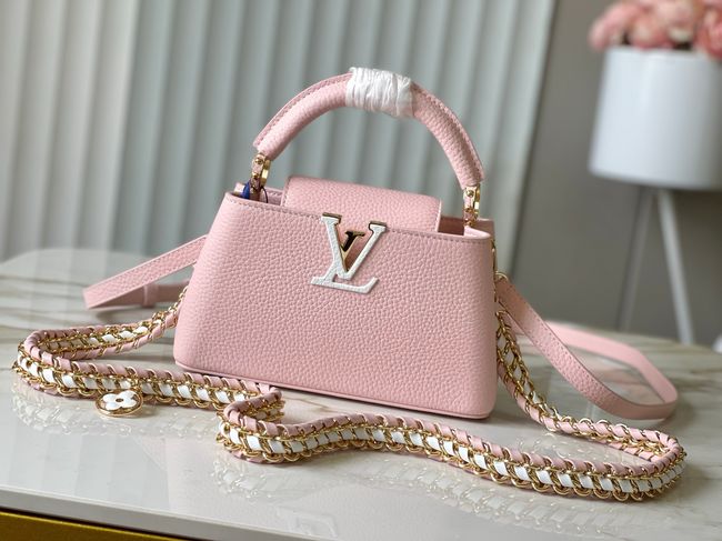 Louis Vuitton Capucines East West Mini M29497 pink Louis Vuitton Capucines East West Mini M29497 pink