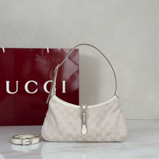 Gucci Jackie Slim medium shoulder bag 863137 silver