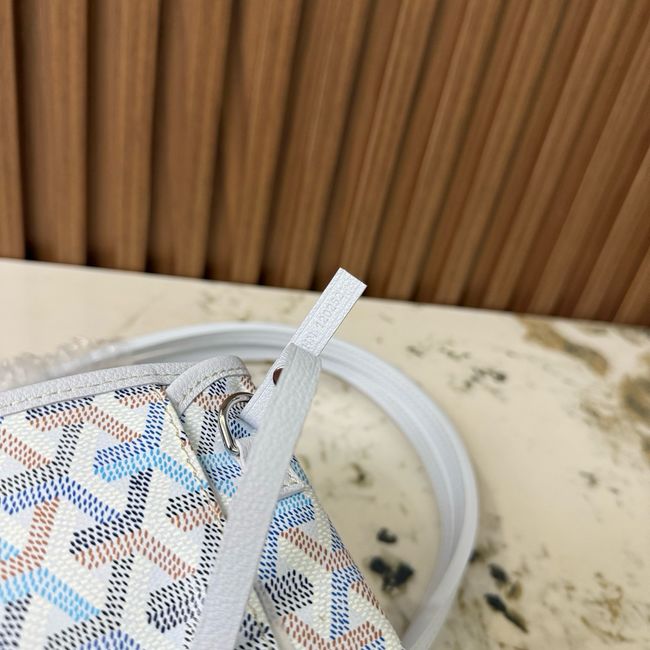 Goyard Goyardine canvas & Chevroches calfskin Large bag CL09P LIGHT BLUE Goyard Goyardine canvas & Chevroches calfskin Large bag CL09P LIGHT BLUE