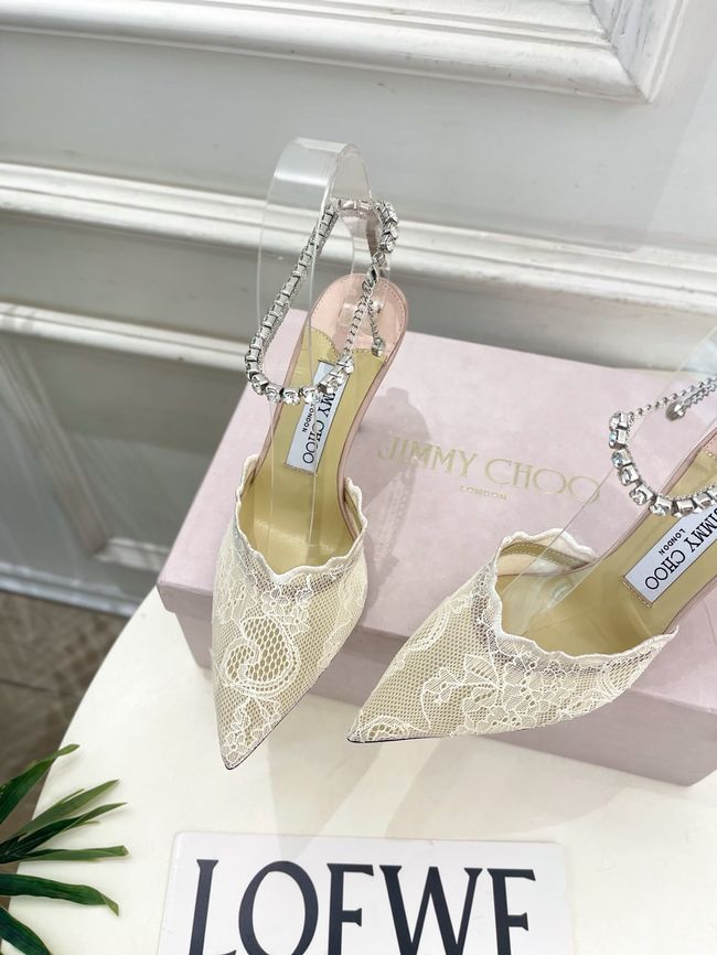 Jimmy Choo slingback pumps 8.5CM 65099-3 Jimmy Choo slingback pumps 8.5CM 65099-3