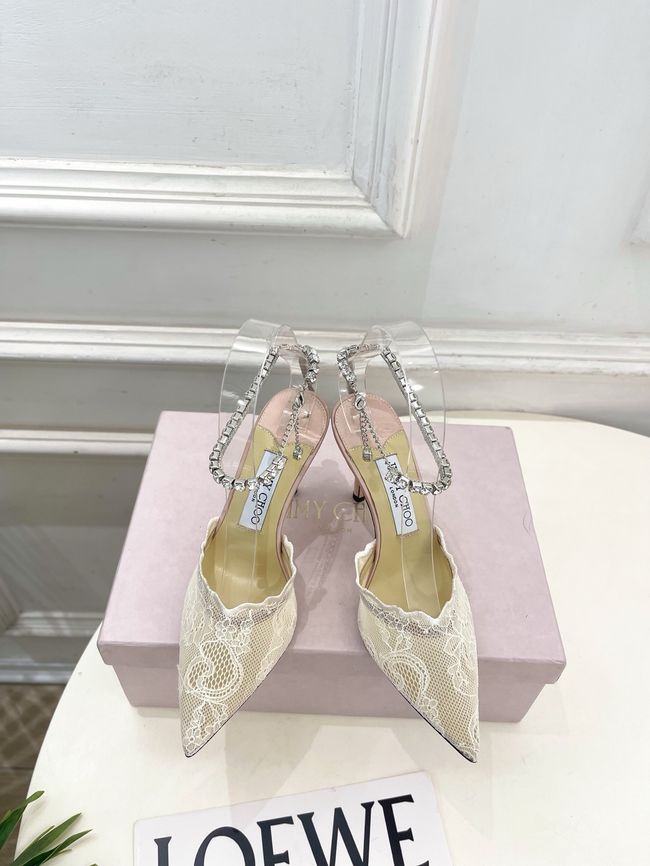 Jimmy Choo slingback pumps 8.5CM 65099-3 Jimmy Choo slingback pumps 8.5CM 65099-3