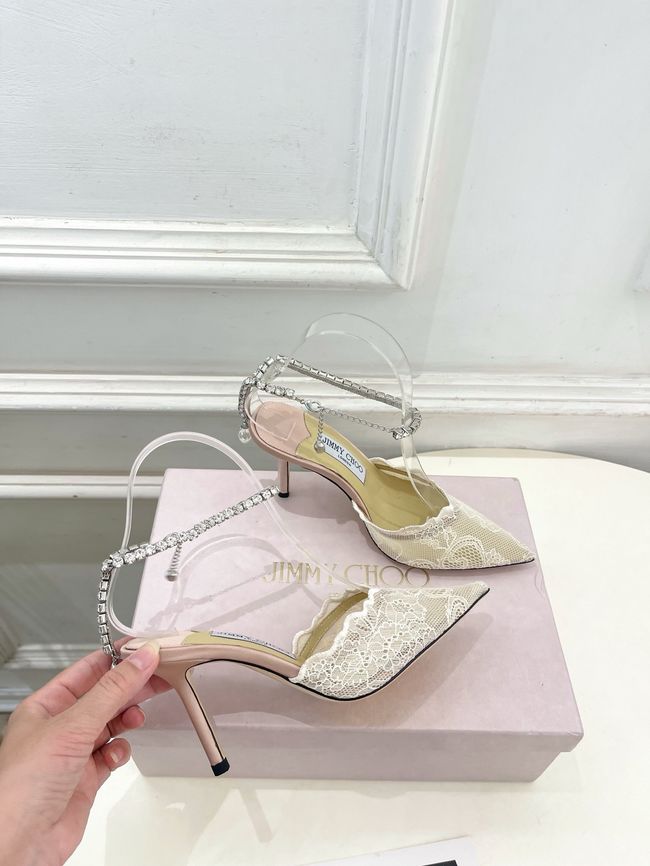 Jimmy Choo slingback pumps 8.5CM 65099-3 Jimmy Choo slingback pumps 8.5CM 65099-3